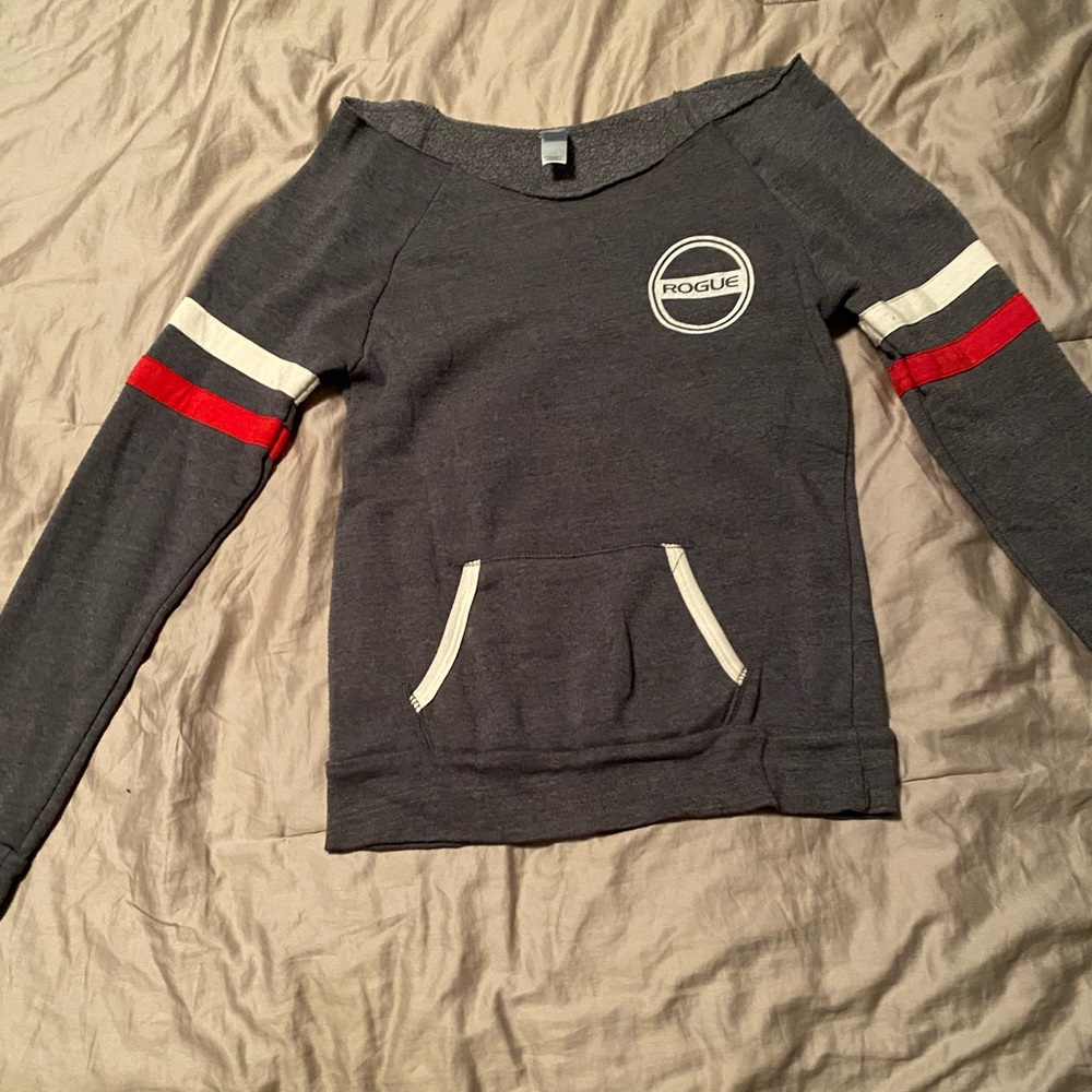 Rogue Fitness off the shoulder Sweatshirt